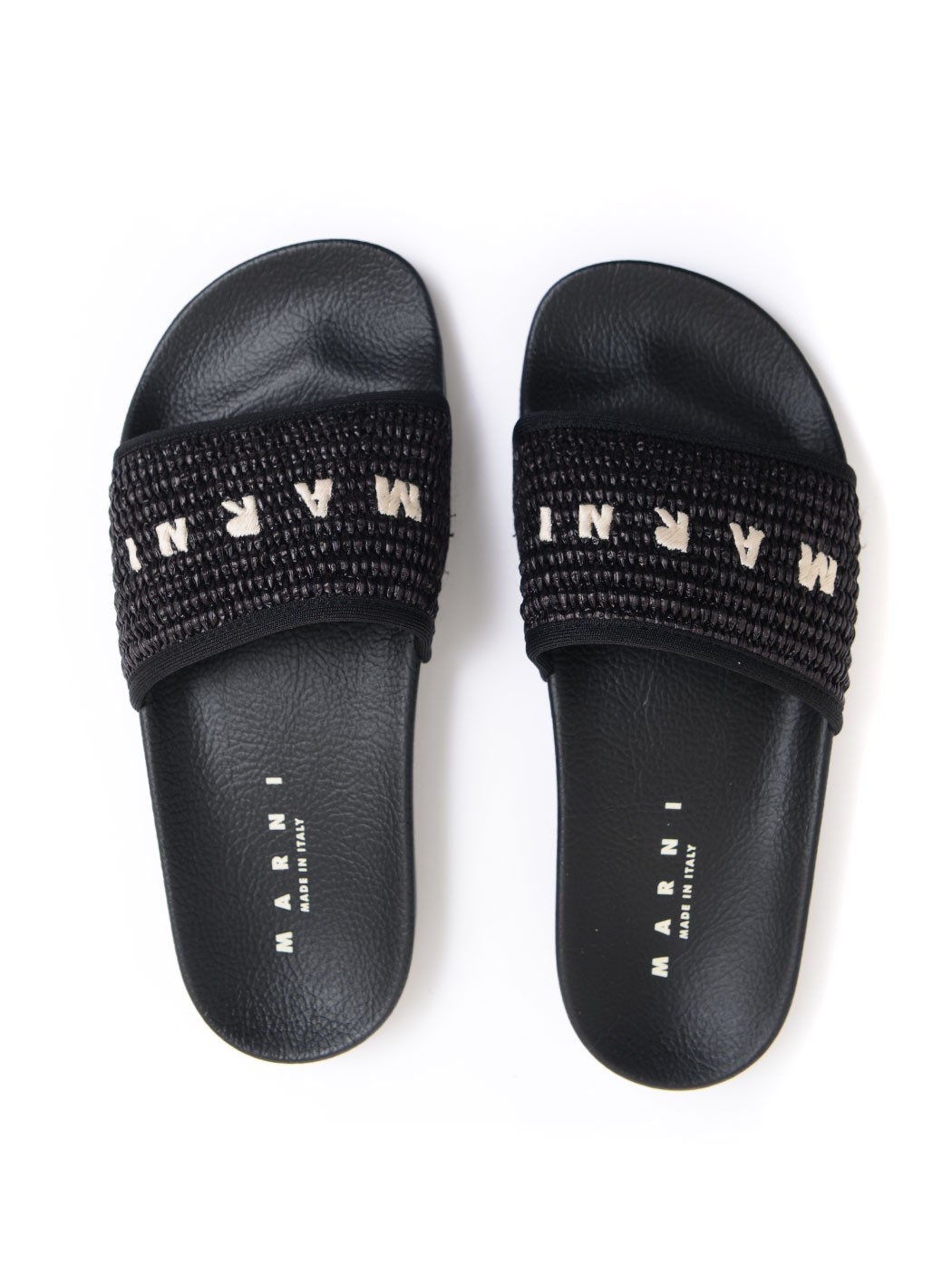 Marni raffia slides  SS23 | Chirulli.com