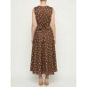 Max Mara Smmmartina Brown Silk Dress