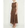 Max Mara Smmmartina Brown Silk Dress