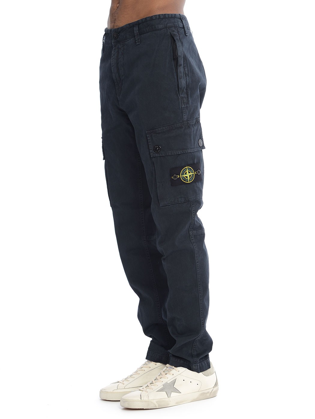 Stone island cargo logo pants top